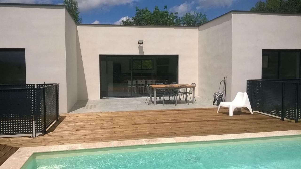 Villa Piscine Sud France Verzeille Exterior photo
