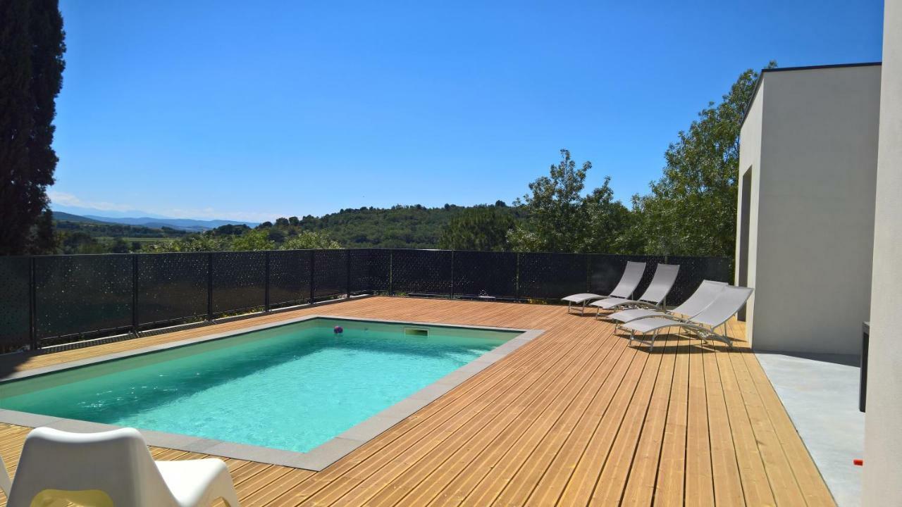 Villa Piscine Sud France Verzeille Exterior photo