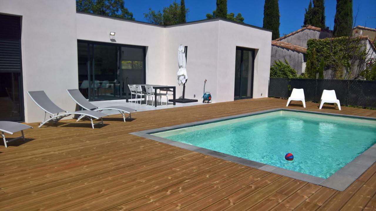 Villa Piscine Sud France Verzeille Exterior photo