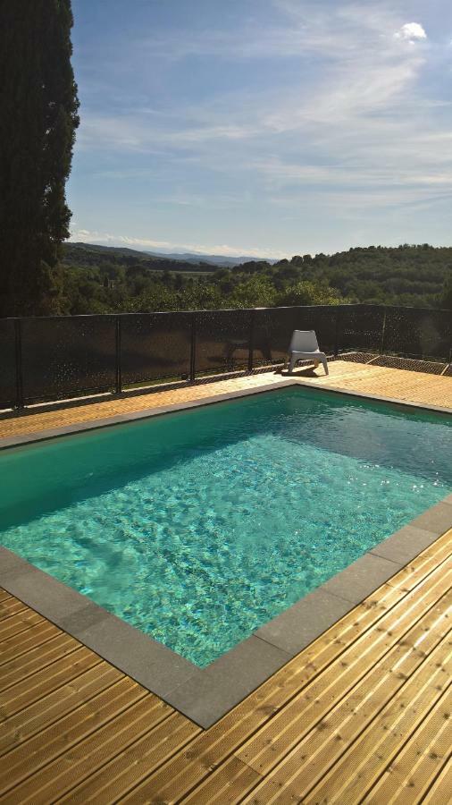 Villa Piscine Sud France Verzeille Exterior photo